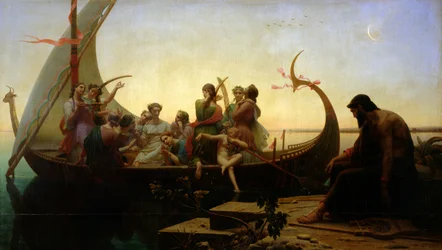 Verlorene Illusionen, oder Abend, vor 1843
